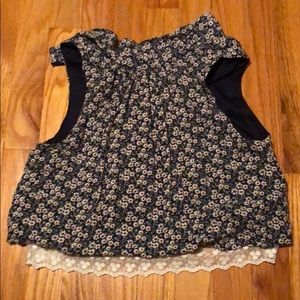 Floral crop top